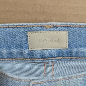 Mother "The Dutchie Ankle" Light Wash Distressed Denim Jeans Sz 27 *EUC